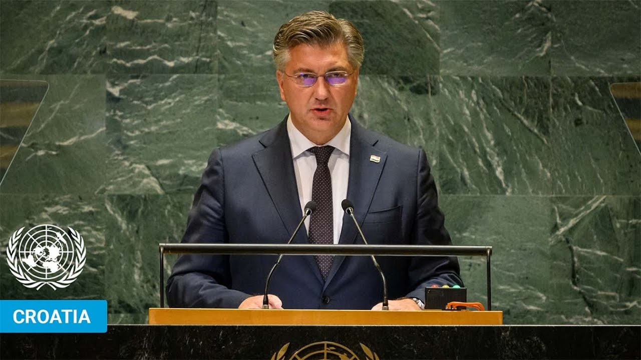 🇭🇷 Croatia - Prime Minister Addresses United Nations General Debate, 79th Session | #UNGA