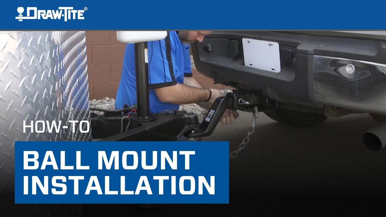 How To Install a Ball Mount Into Your Vehicles Hitch Receiver - Draw•Tite®