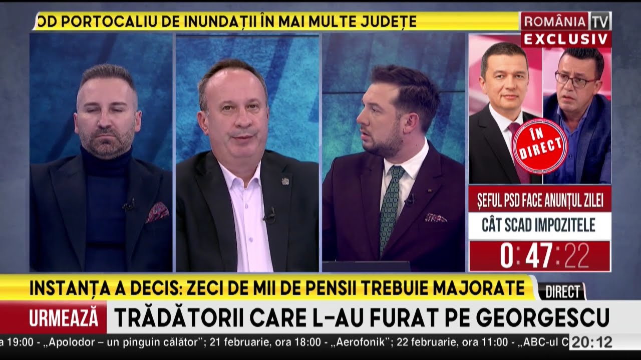 EDITIE SPECIALA, cu Ionut Grigore, 16.02.2026. Contraofensiva pensionarilor în instanţă