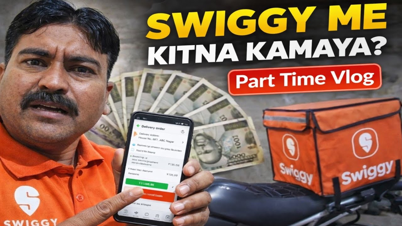 Part Time Swiggy Rider | 1 Din Me Kitna Paisa Kamaya? | Vlog