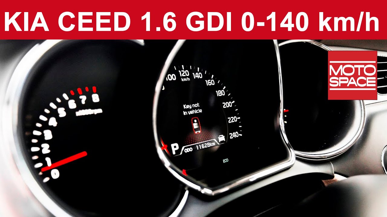 Kia cee'd 1.6 GDI DCT (0-140 km/h) Cyfrowe Zegary