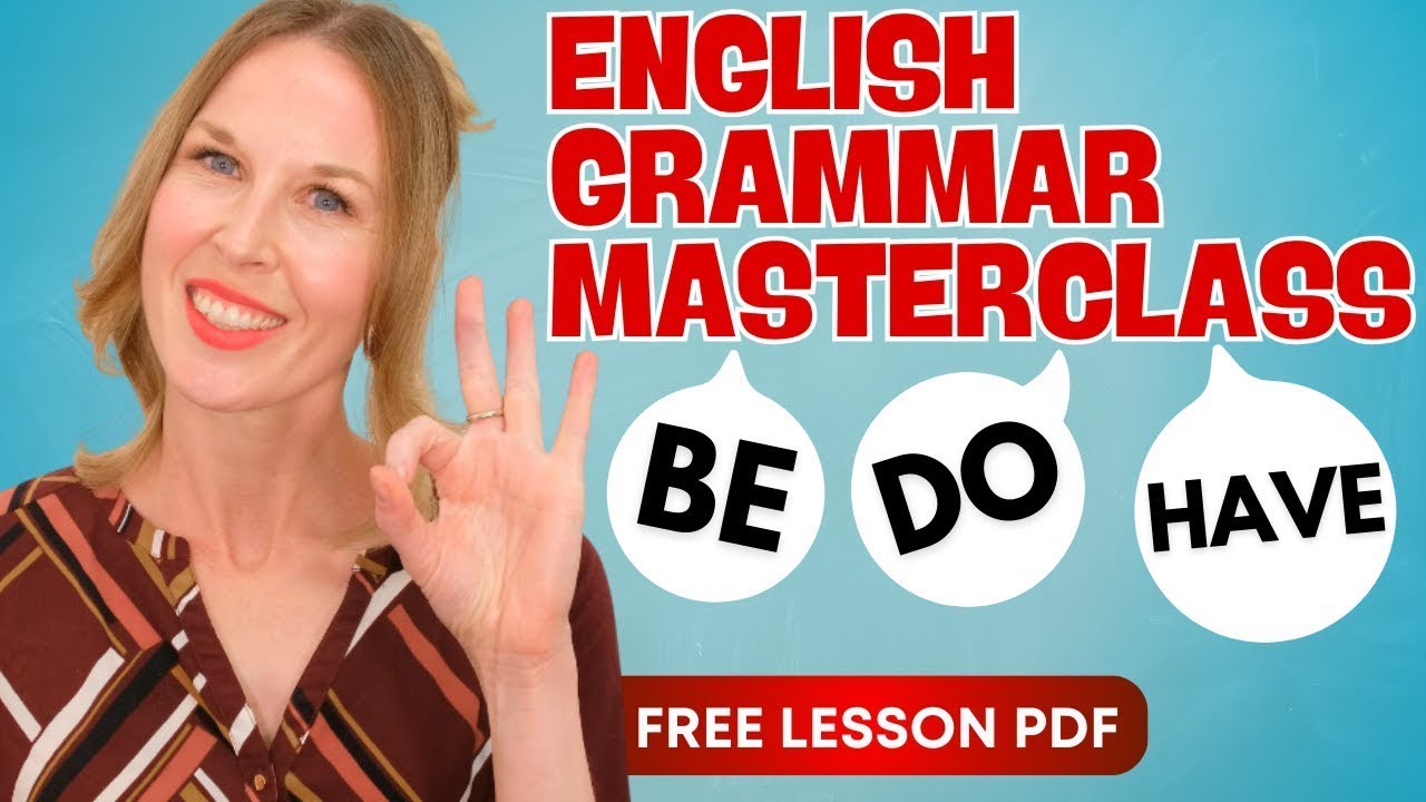 If you master these THREE verbs, you will speak English FLUENTLY!