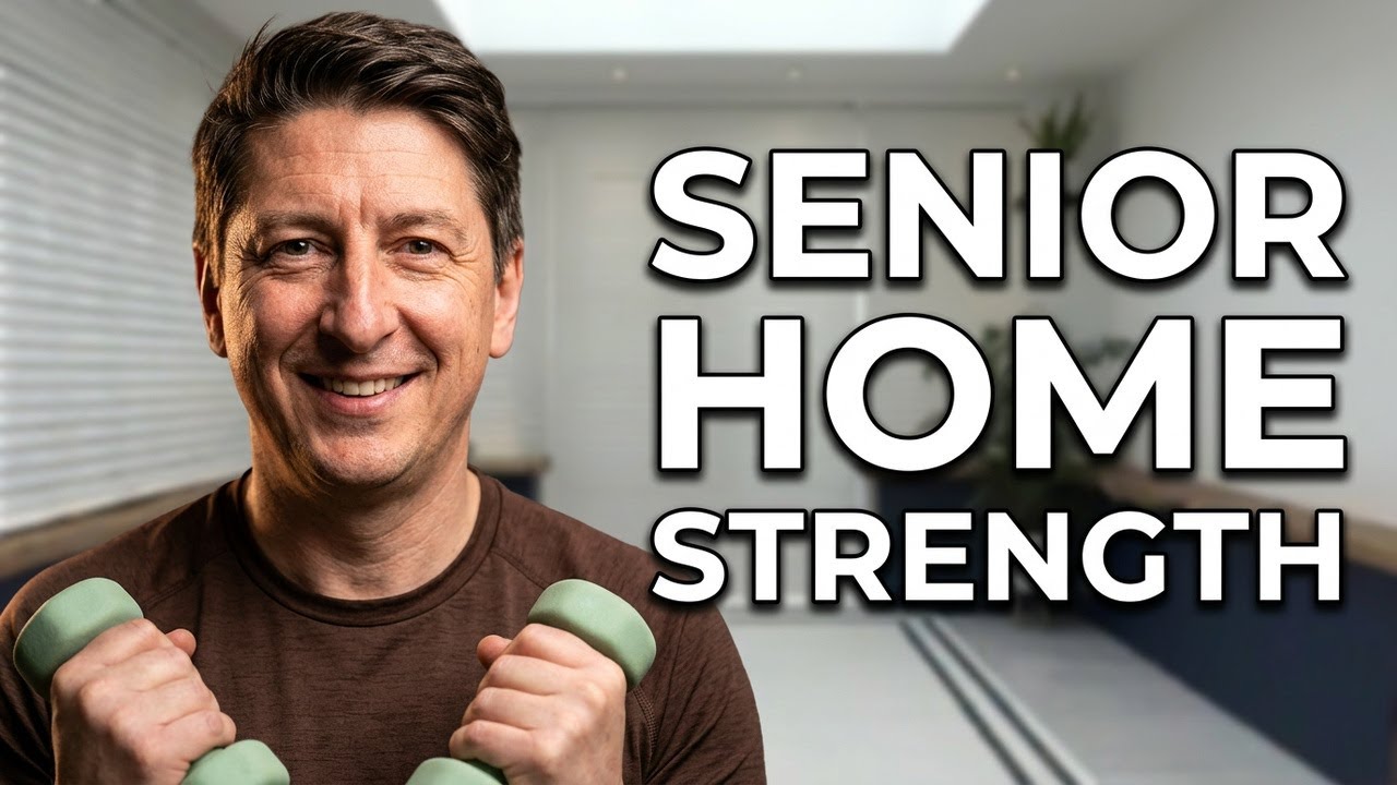 20 Min Senior Strength Workout At Home - Over 60s And 70s Exercises