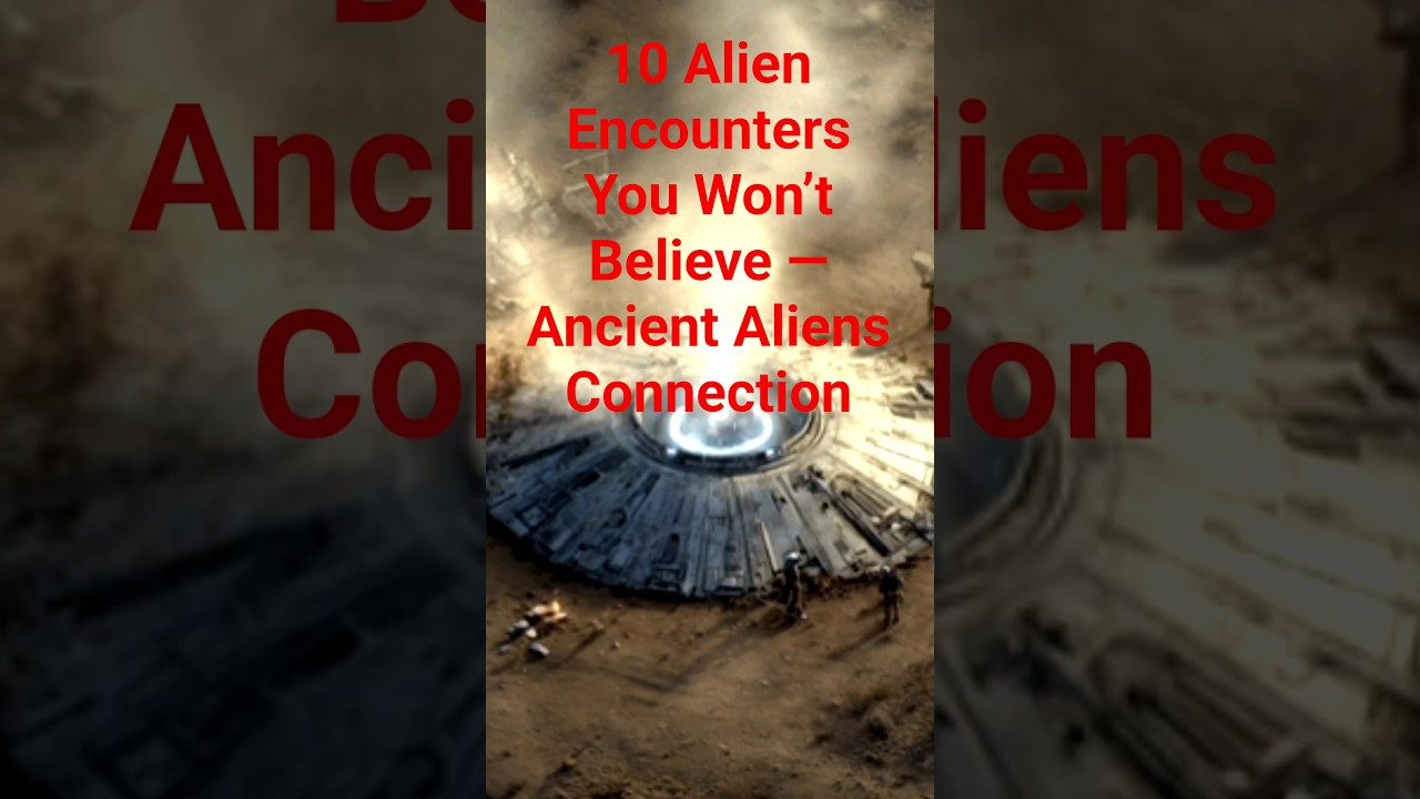 10Alien Encounters You Won&rsquo;t Believe/Ancient Aliens Connection#AlienEncounters#AncientAliens#UFO2025