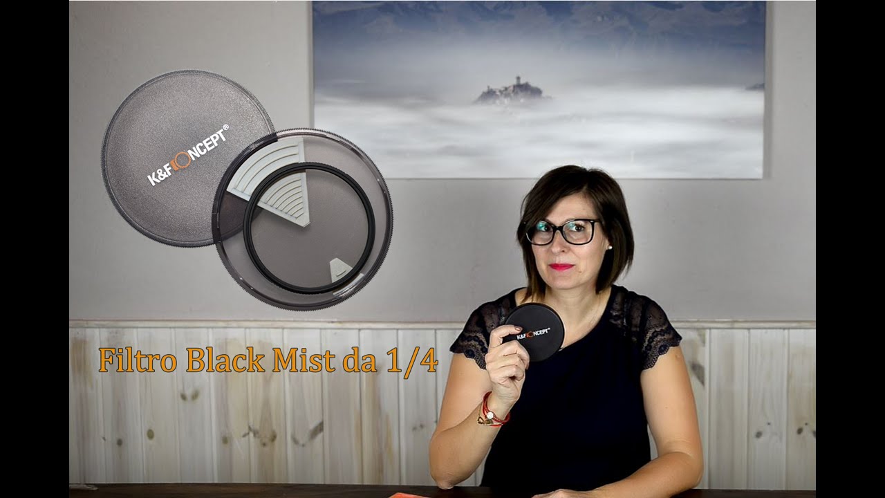 FOTOGRAFIA #5 Filtro Black-Mist 1/4 in Vetro Ottico per in Ritratto e in Video