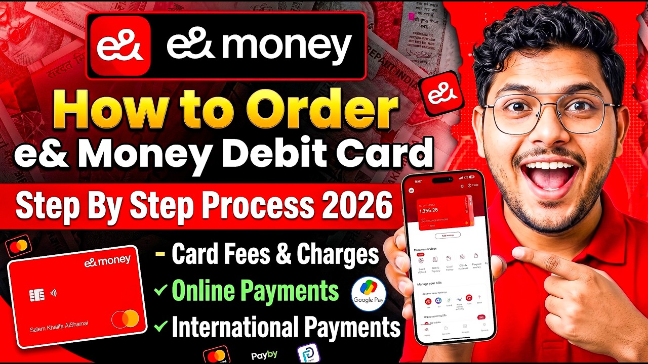 How to Order e& Money Physical Debit Card 2026 | e& Money ATM Card Apply Online | Full Guide 2026