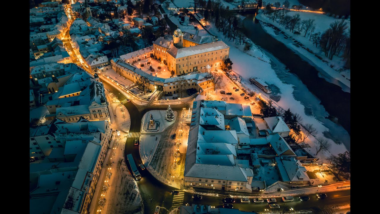 Winter Fairytale in Poděbrady 🇨🇿 | Aerial Drone Footage of a Czech Spa Town | JIŘ&Iacute; SOURAL PHOTO