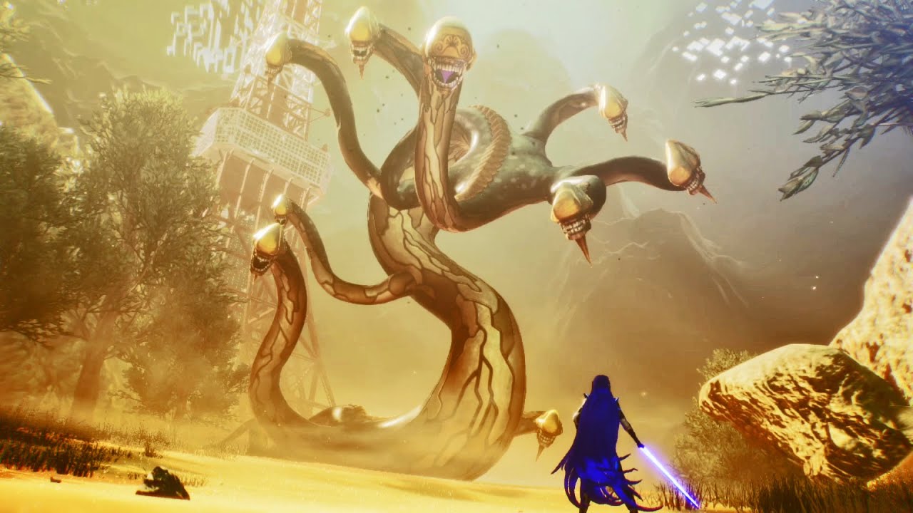 Tower Demon Hydra Boss Fight - Shin Megami Tensei V - SMT V