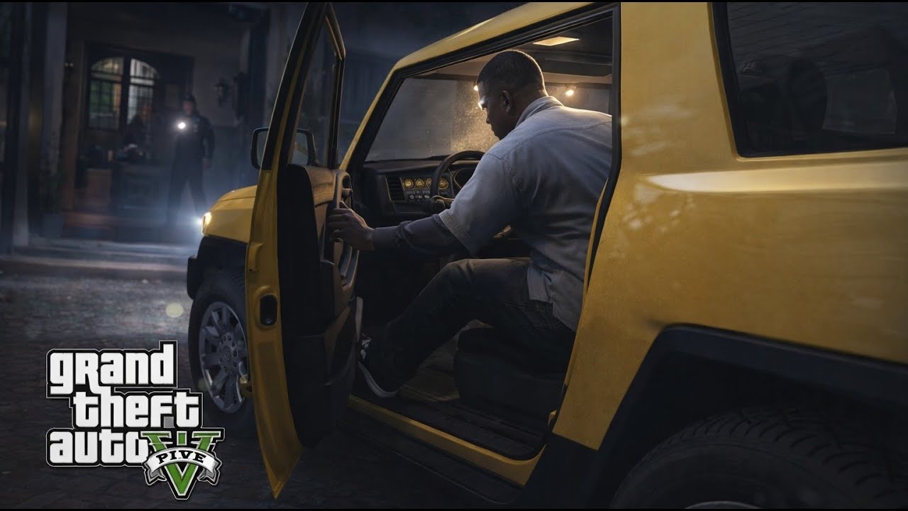 GTA 5 Story Mode EP 4 | Stealing the Car from Inside the House