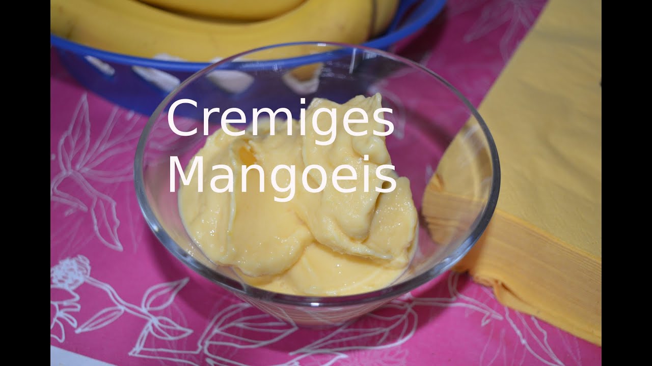 Cremiges Mangoeis | ohne Zucker