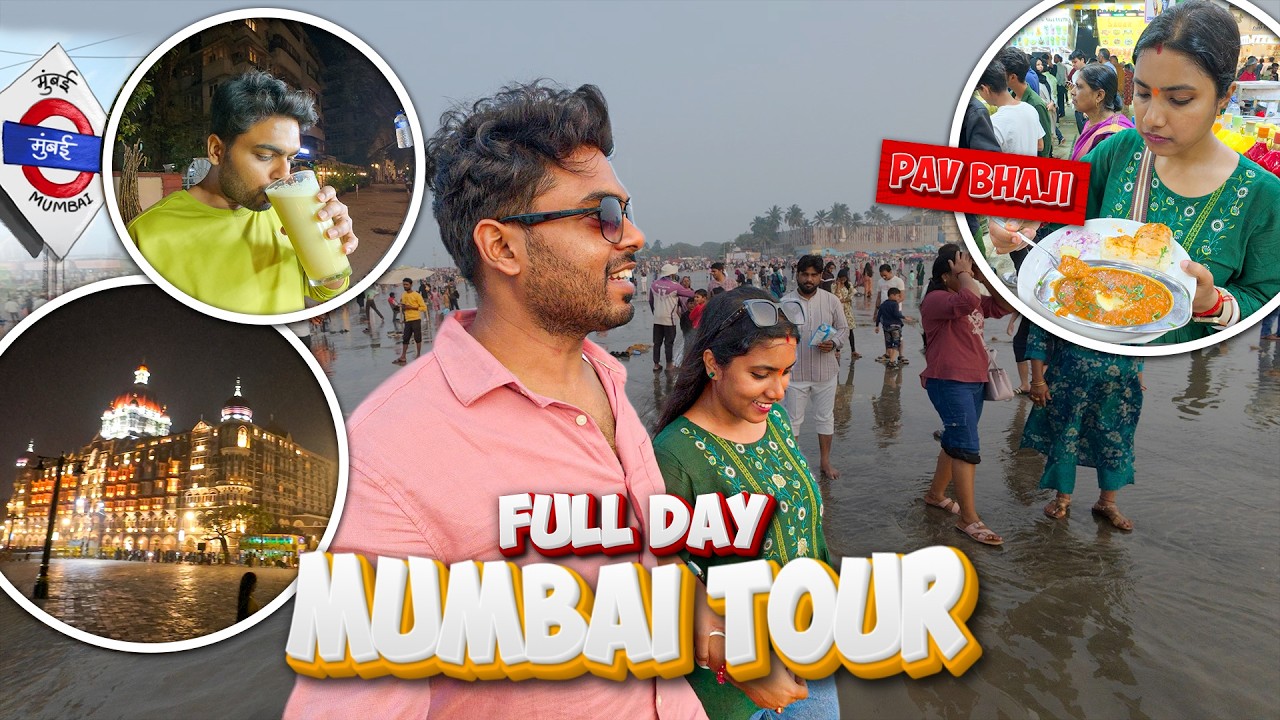 Juhu Beach-Marine Drive-Siddhivinayak-Gate Way of India❤️|| Mumbai Ultimate Tour Vlog😱||Part-1