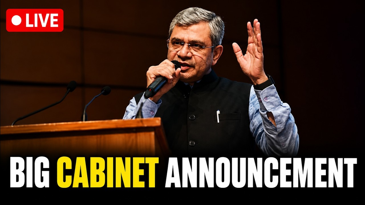 Cabinet Briefing LIVE | PM Modi's Union Cabinet Decisions Announced by Ashwini Vaishnaw | New Delhi