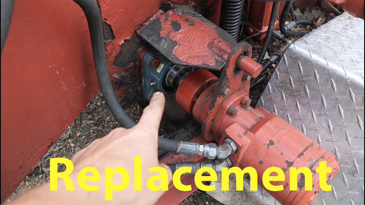 Morbark M12R Lower Feed Roller Bearing Replacement