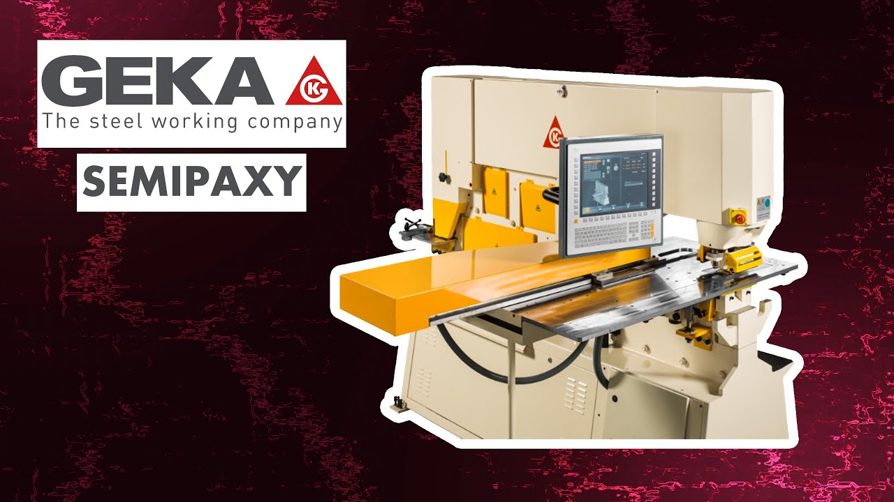 GEKA, Semipaxy CNC positioning device for ironworkers /Semipaxy posicionador CNC para ironworkers
