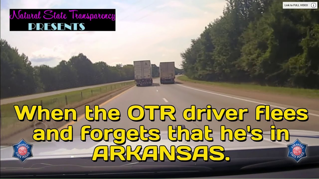 Sh()ts Fired/Wild OTR Semi Trucker Pursuit I-40 Arkansas State Police Troop J Traffic Series Ep 1673