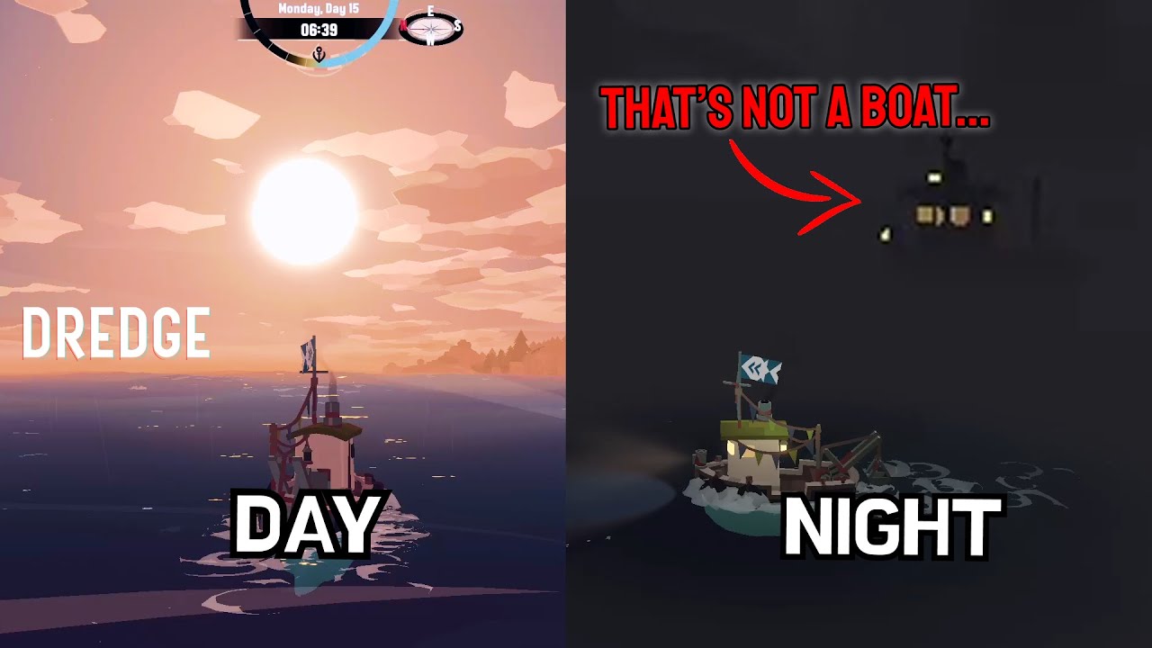 Don't Go Fishing at Night in DREDGE...