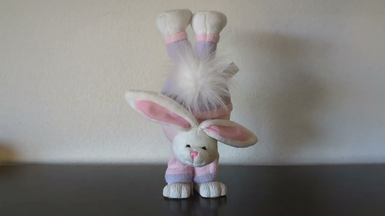 T.L. Toys' - Hand-Standing Bunny Hopping Bunny