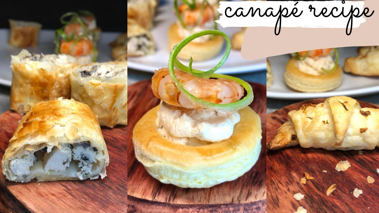 CHRISTMAS CANAPE RECIPE | PETITS FOURS