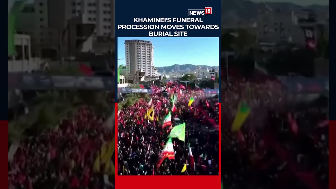 Khamenei Funeral: Emotional Scenes On Mashhad Streets As Procession Moves Ahead | US Iran | N18S