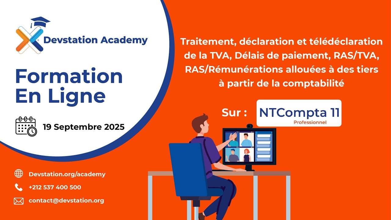 Traitement, déclaration et télédéclaration de la TVA, Délais de paiement et RAS/TVA sur NTCompta 11