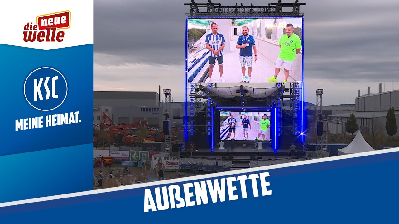 KSC-Saisoneröffnung - die neue welle Außenwette