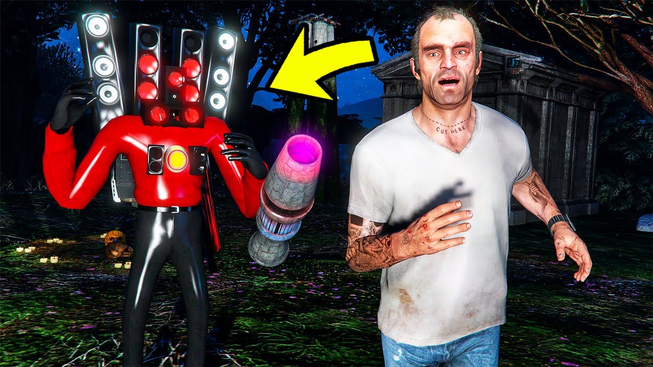 ПОЗВОНИЛ СКИБИДИ СПИКЕРМЕНУ И ОН ПРИШЁЛ КО МНЕ в ГТА 5 МОДЫ! SKIBIDI TOILET ОБЗОР МОДА в GTA 5 ВИДЕО