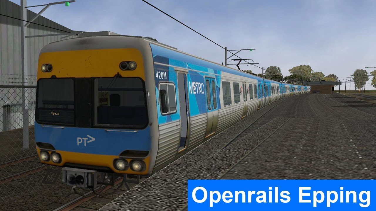Openrails Melbourne: Epping - Flinders Street Timelapse