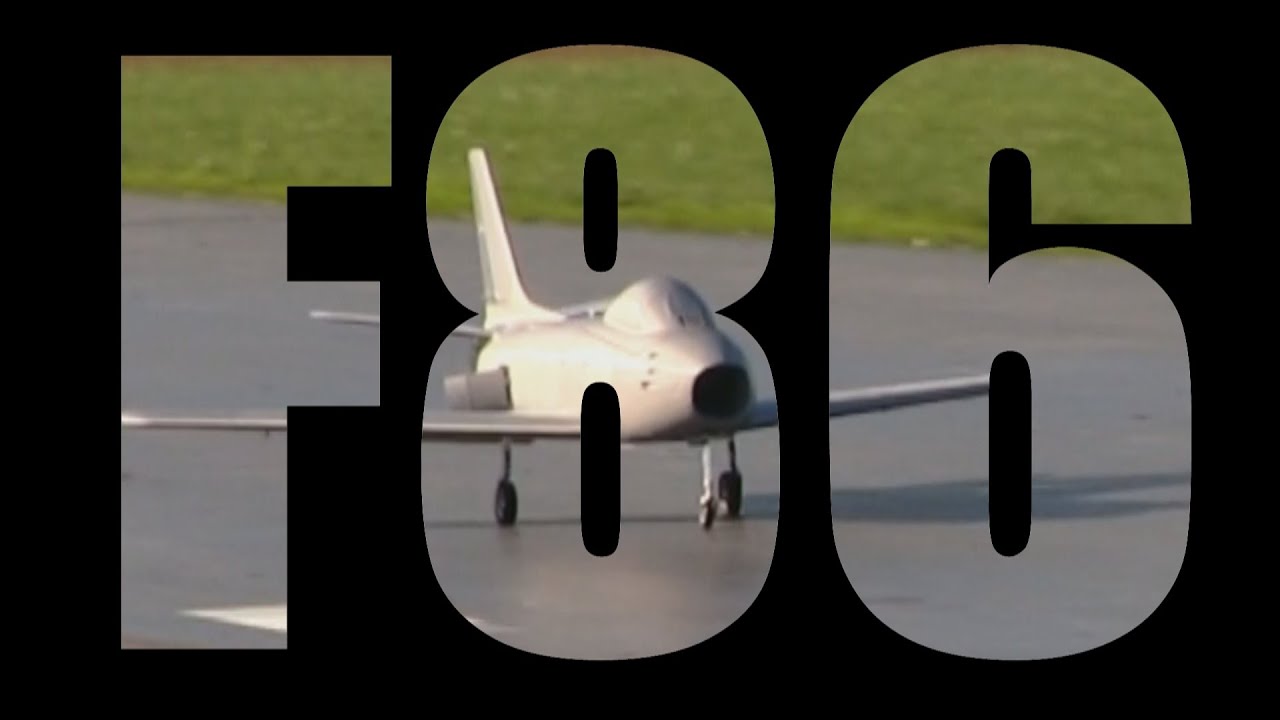 3D LabPrint F 86 Sabre V2 Maiden Flight