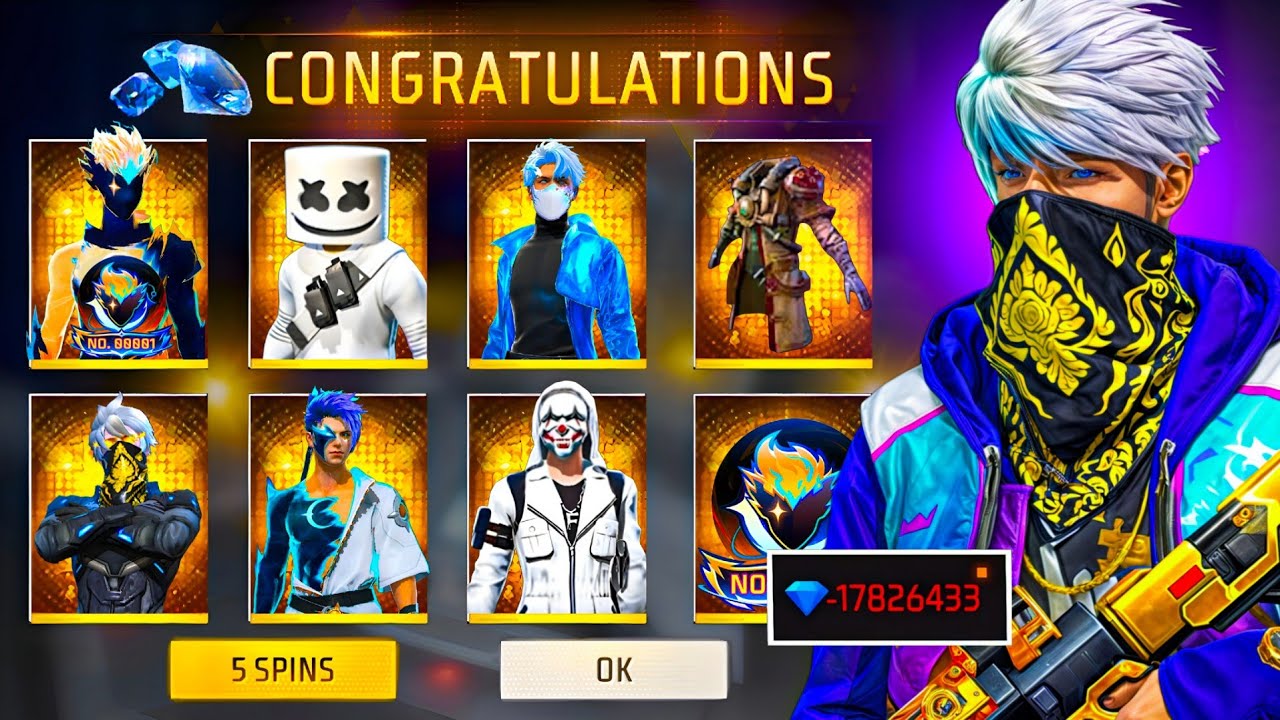 I LOST 60,000 DIAMONDS ON LEGENDARY AUCTION ,RING EVENT IN FREE FIRE 