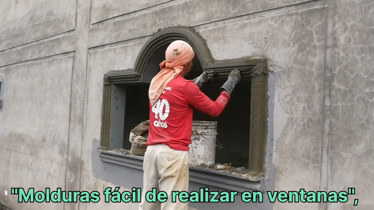 Fácil y rápido molduras para ventanas.