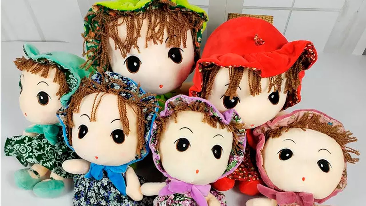 High Quality Customised Creative Plush Toys Birthday Gift Cute Girl Rag Doll