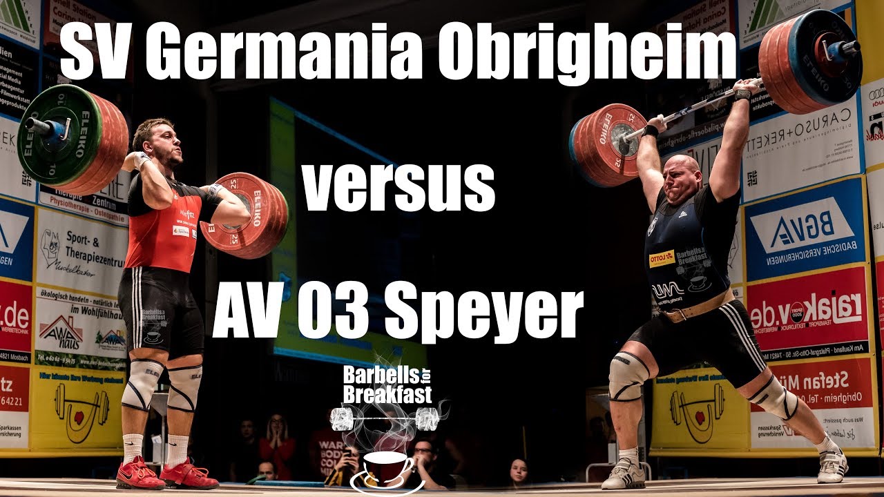 SV Germania Obrigheim gegen AV 03 Speyer - Gewichtheben Bundesliga 2017-12-16