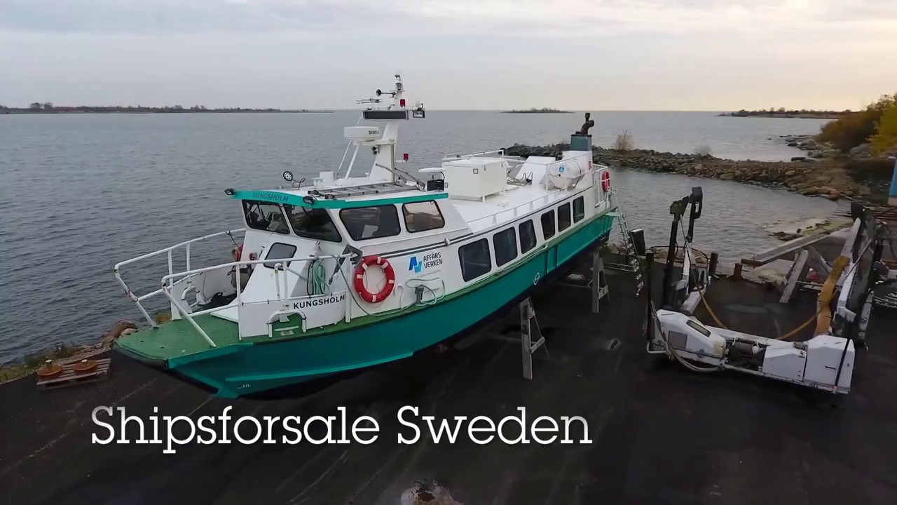 Shipsforsale Sweden aluminium passenger vessel Kungsholm.