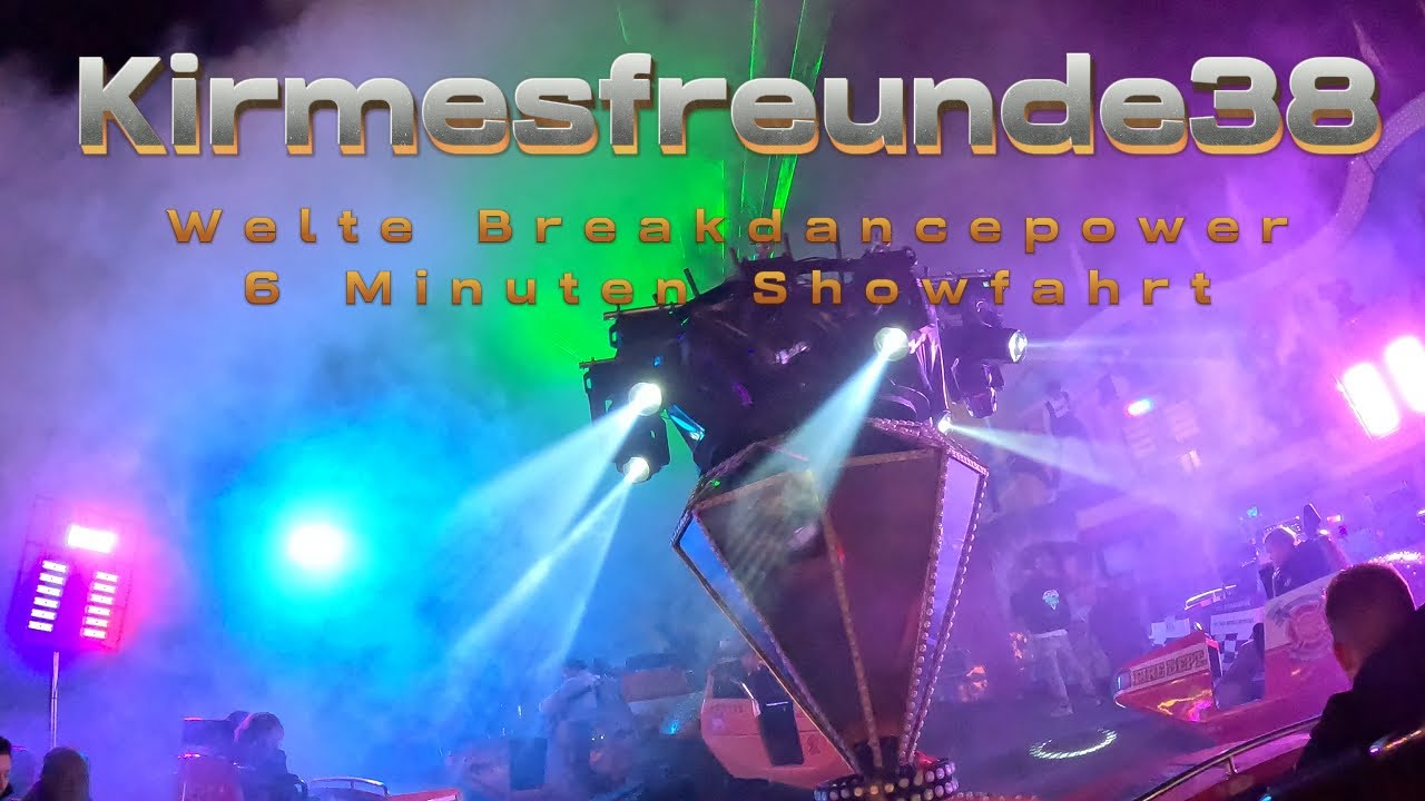 Mega Showfahrt auf dem Welte-Breakdance onride in Rheine