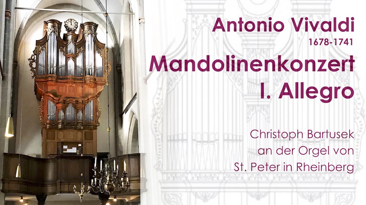 Antonio Vivaldi (1678-1741) | Mandolienenkonzert RV 425 | I. Allegro