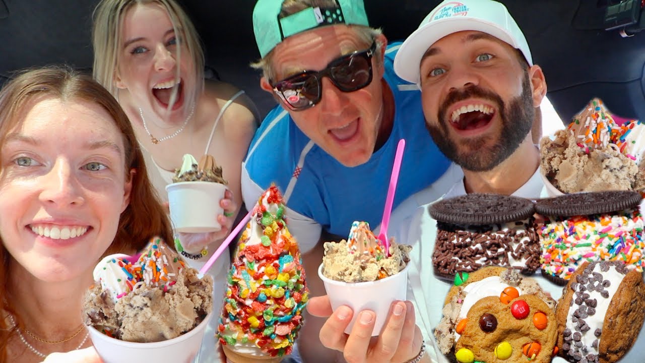 ULTIMATE FROYO MUKBANG with CARLY, ERIN, AND JASON!!