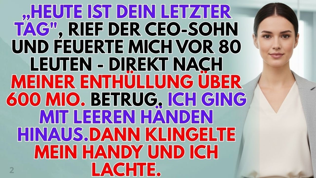 Er feuerte mich wegen eines 600-Mio.-Skandals – jetzt kontrolliere ich seinen 1,8-Mrd.-Deal!
