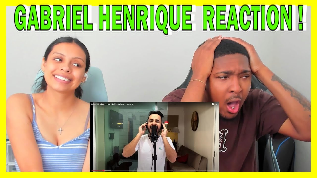 First Reaction Ever to Gabriel Henrique - I Have Nothing (Whitney Houston) Cover