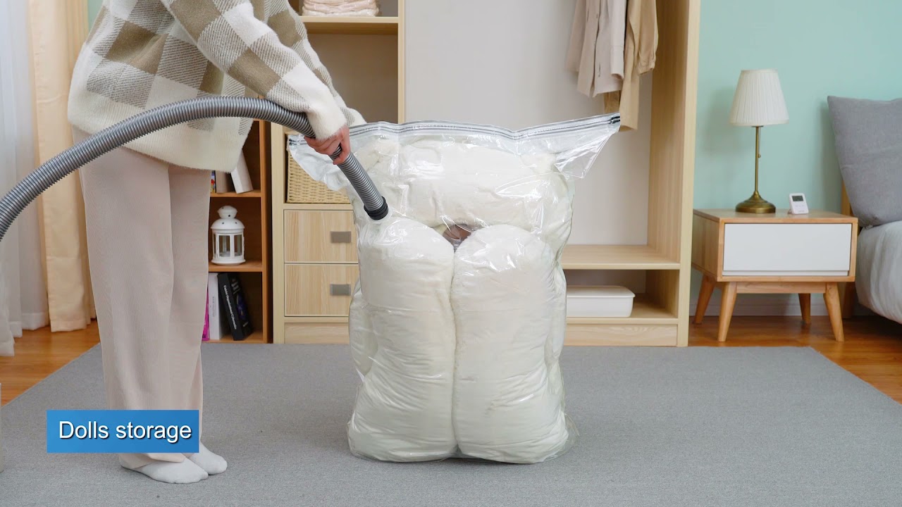 Cube Vacuum Bag, vacuum storage bag, household organizer