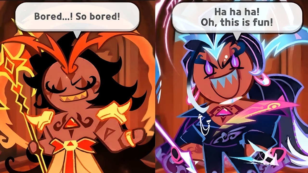 Burning Spice Cookie AU Voicelines and Animations Comparison 🔥 🔥 