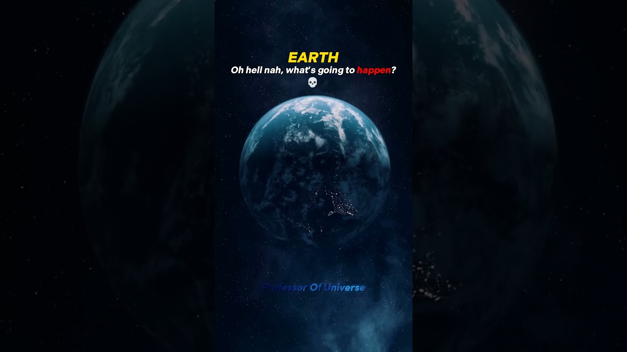 July 2025: Solar Storm vs Earth's Magnetic Field 💀 #Space #Earth #Sun