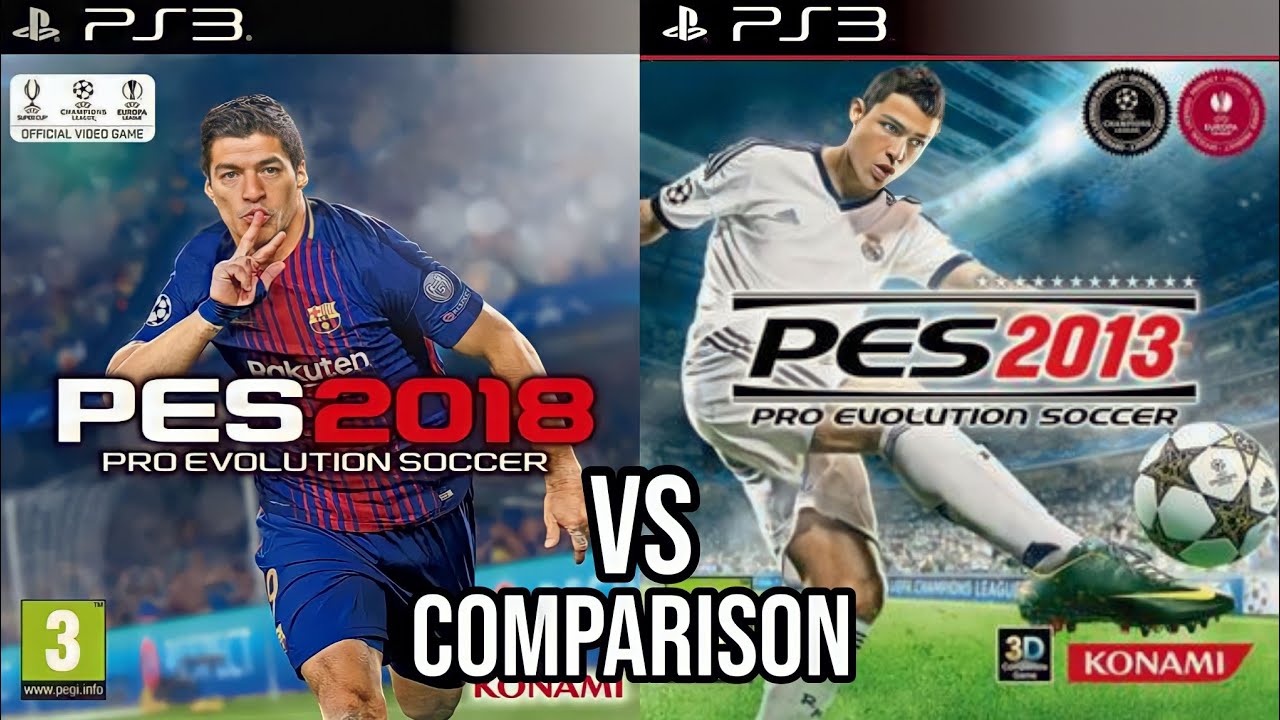 Pes 2018 Vs Pes 2013 PS3