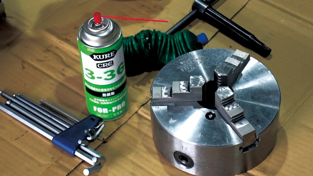 スクロールチャックのメンテナンス / Maintenance of scroll chucks