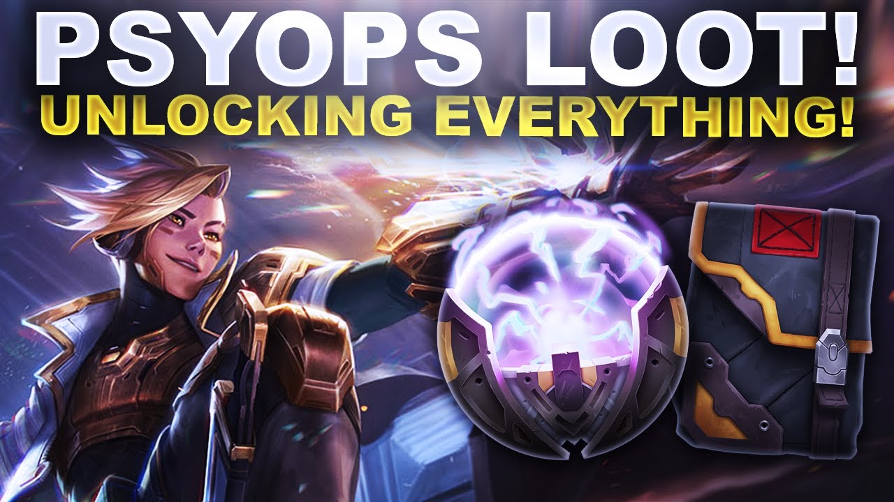 PSYOPS 2020 LOOT IS HERE! UNLOCKING EVERYTHING! | League of Legends