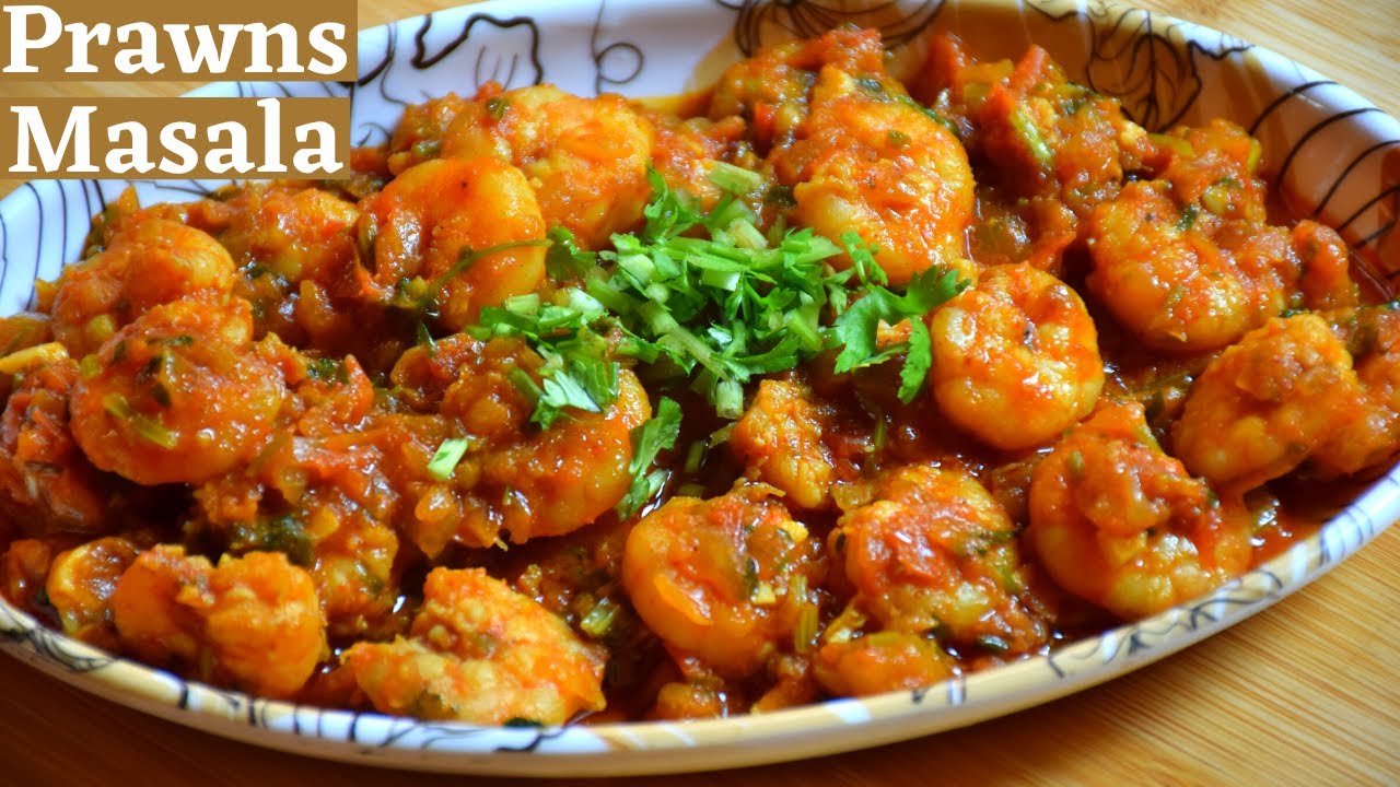 Restaurant Style Prawns Masala Recipe - (Seafood Recipes) - HOME CHEFS COOKING