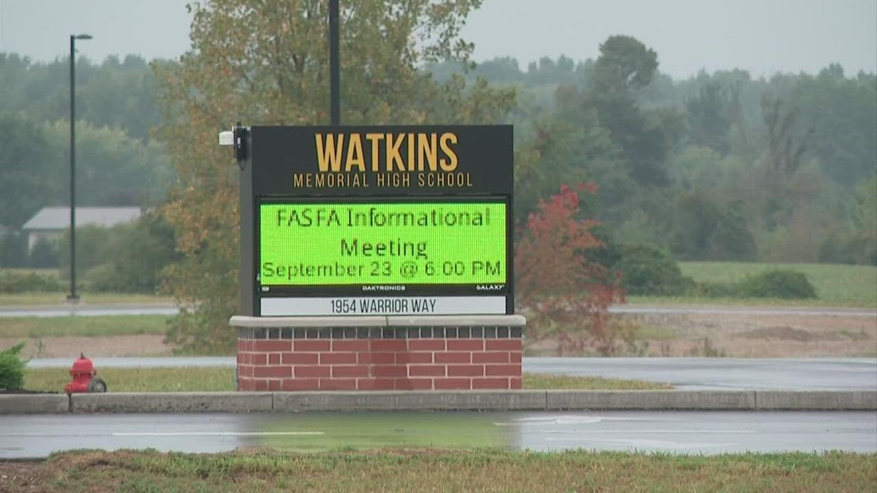New TikTok trend does 'disturbing amount of vandalism' to new Watkins Memorial High School