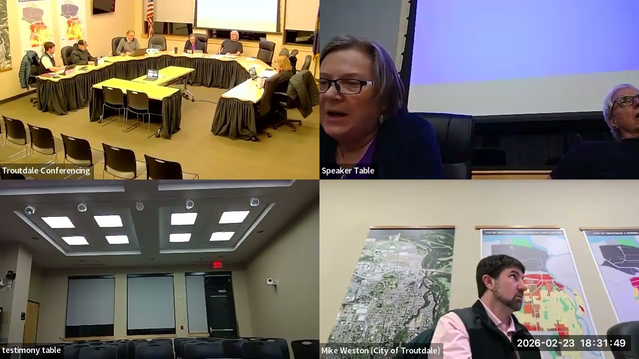 Troutdale Public Safety Services Delivery Working Group Meeting - February 23, 2026