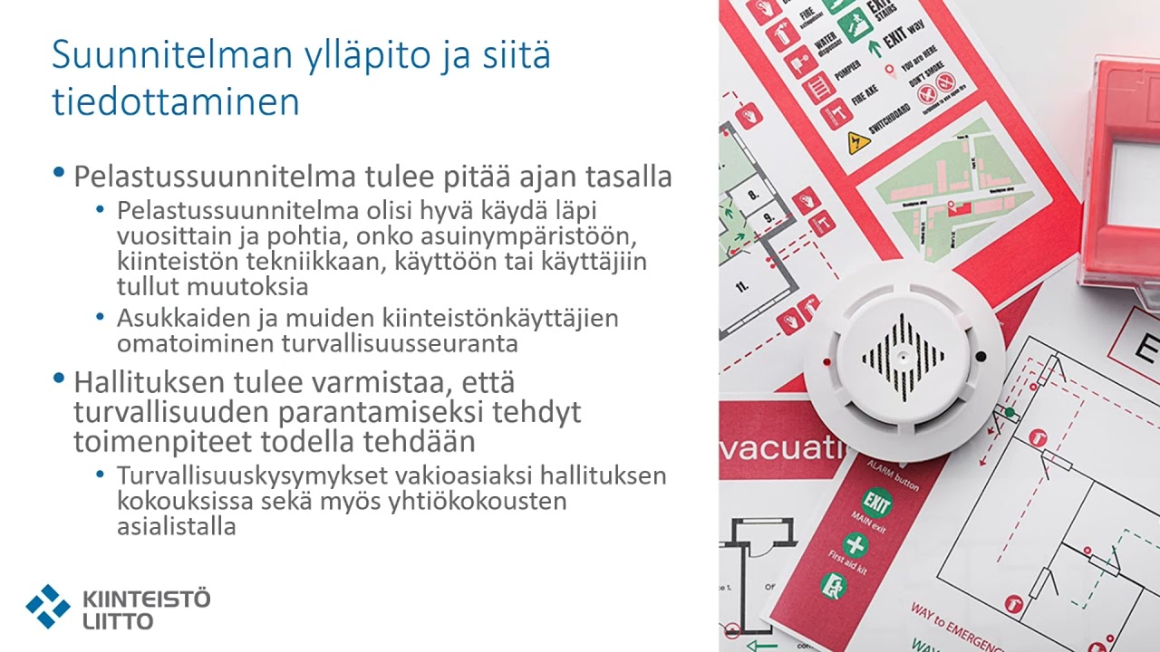 Asumisturvallisuus kerros-  ja rivitalossa