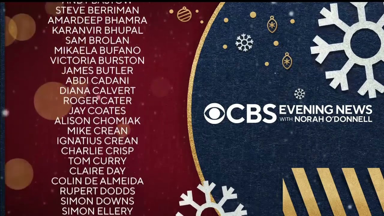 [HD] CBS Evening News - Closing Credits (2022)