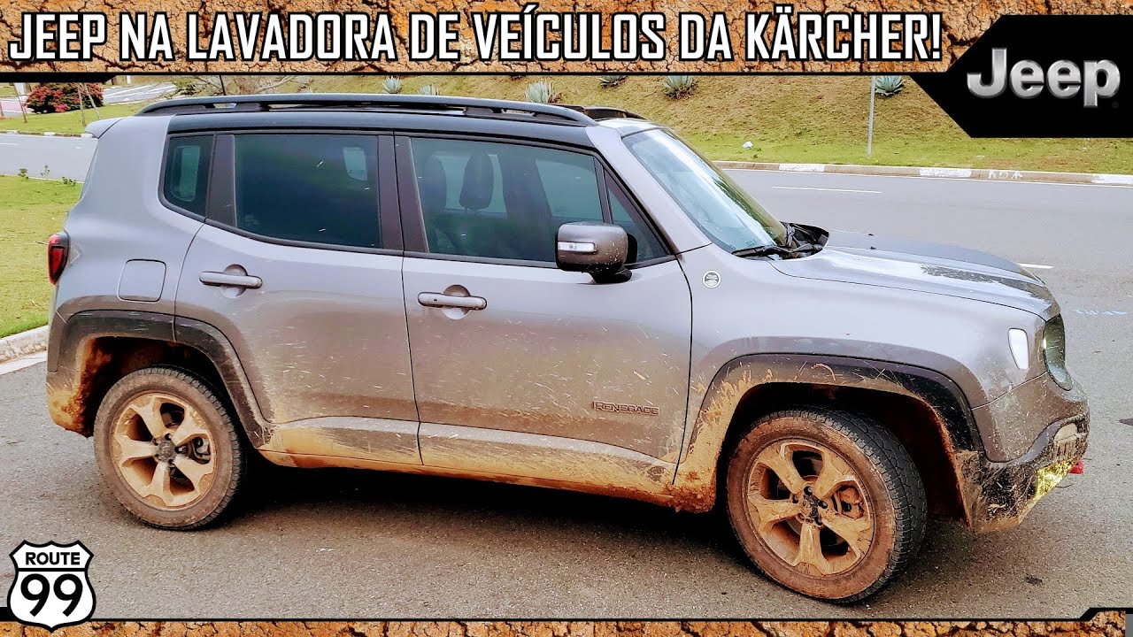 LAVAMOS O JEEP RENEGADE EM UM LAVA CAR AUTOM&Aacute;TICO, FICOU BOM? | CANAL ROUTE 99